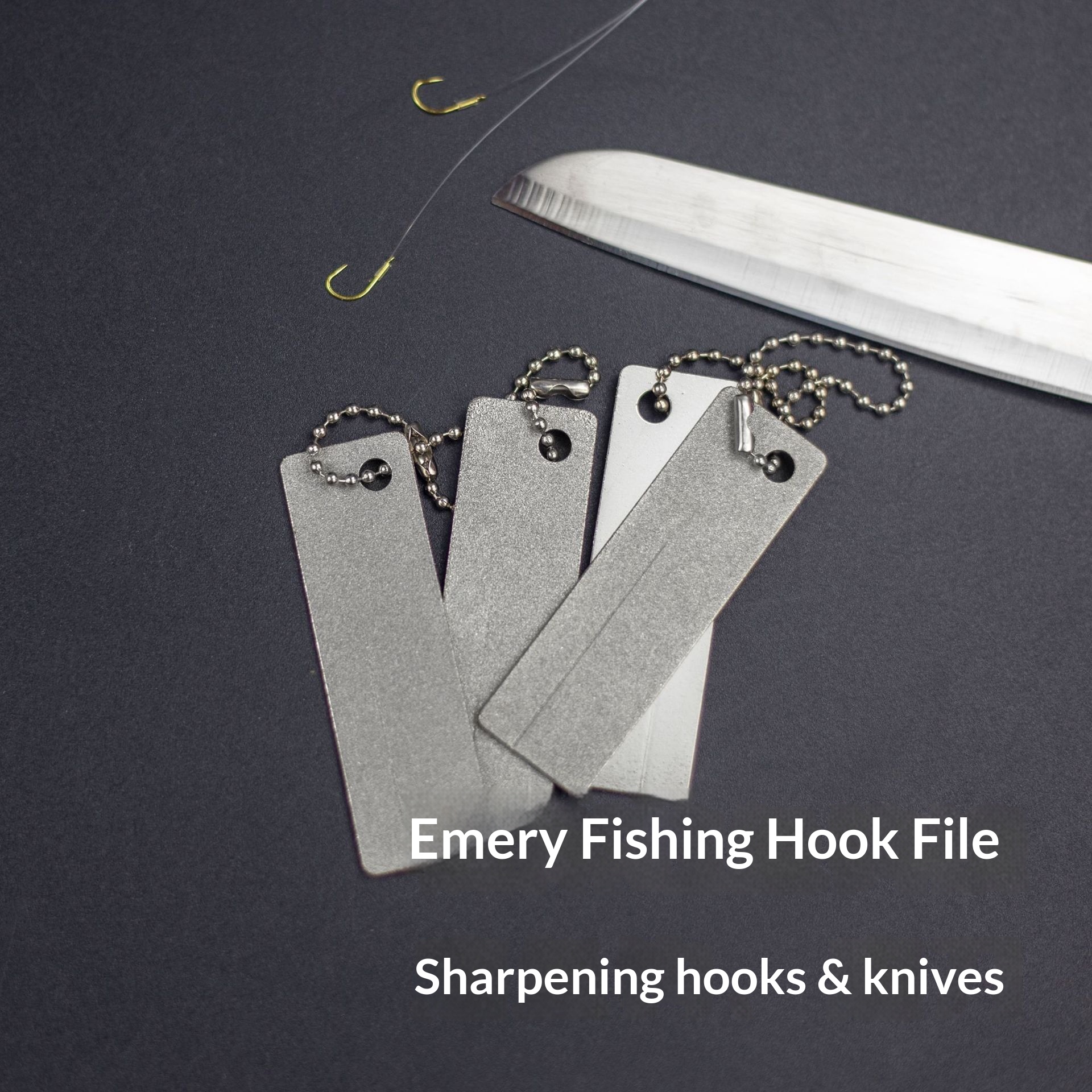Fishing Hook Sharpener - Portable Diamond Fishing Hook Sharpener with