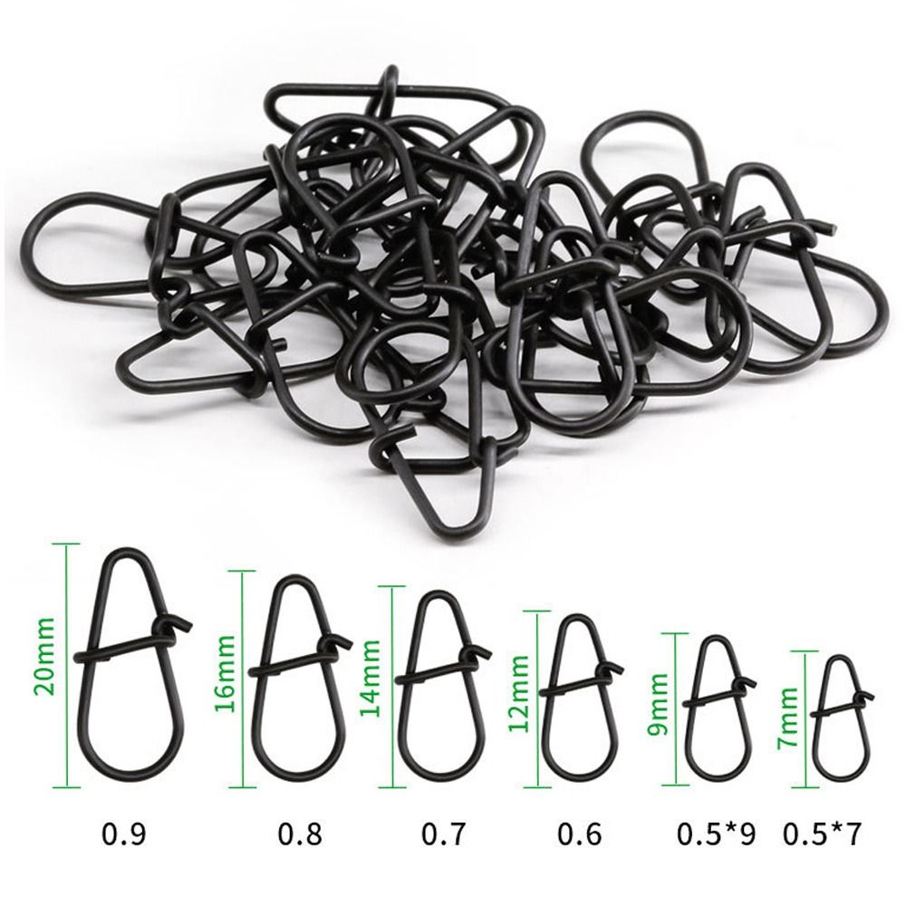 100Pcs/lot Matte black Snap Fi – Fishing Hook Box Bewertung und Preis