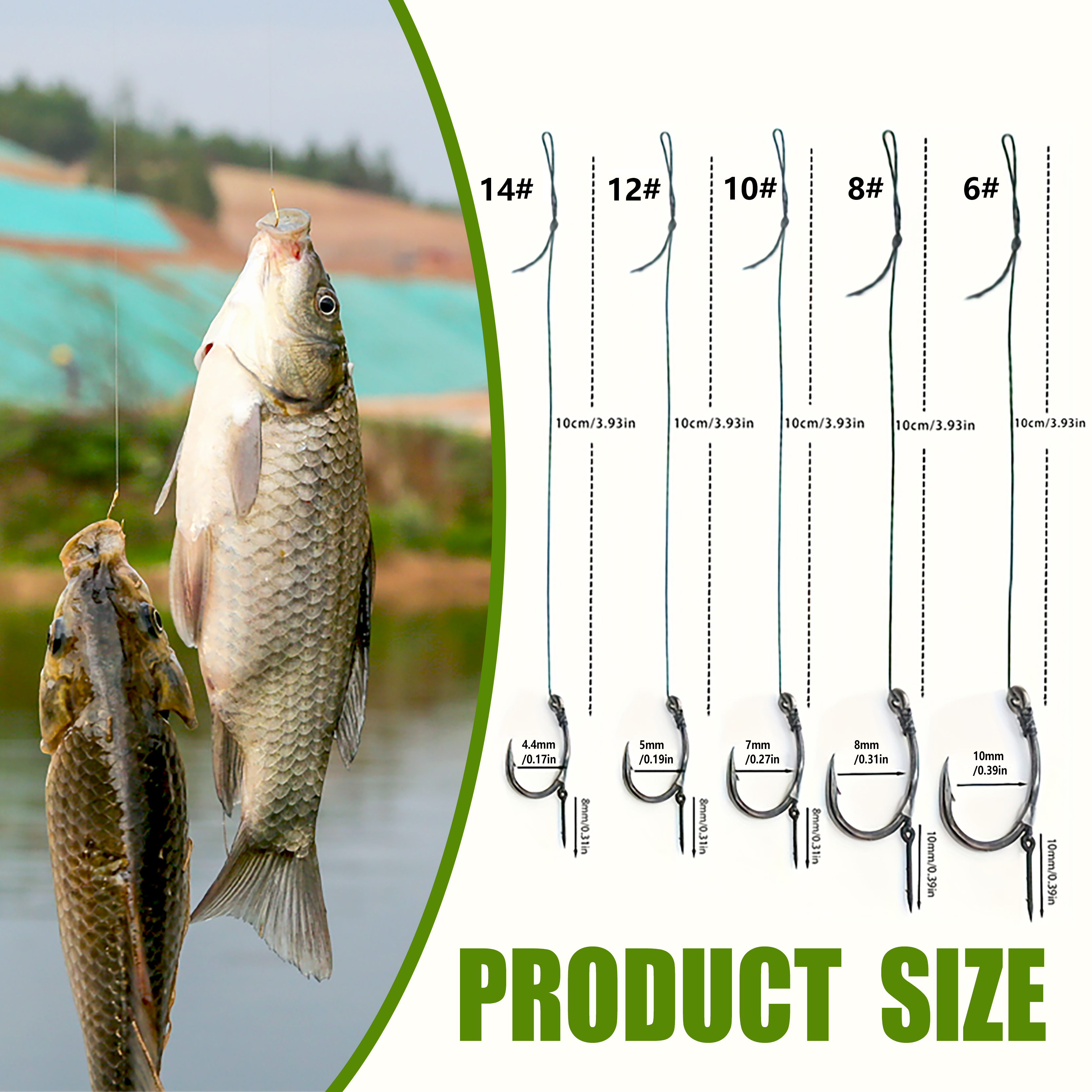 Carp Fishing Rigs Pre Tied, Me – Fishing Hook Assortment Bewertung und Preis