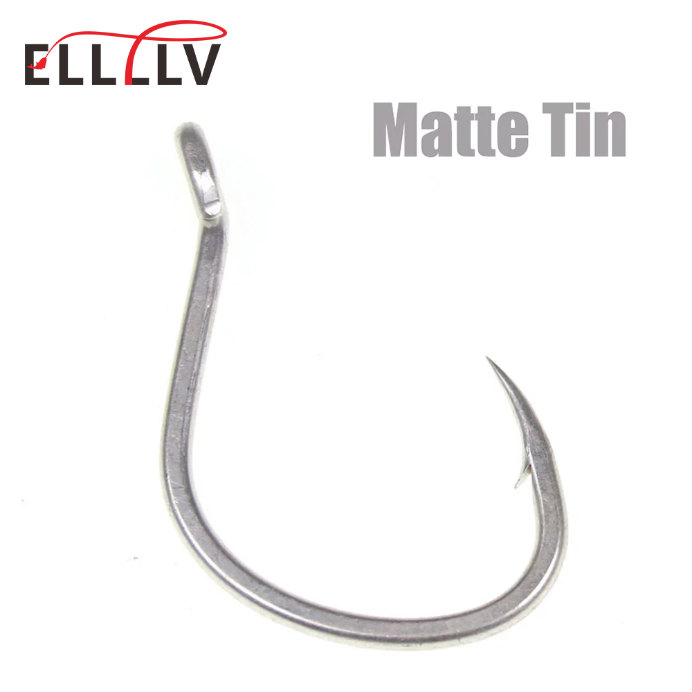 10pcs Matte Tin Anti-rust Salt – Fishing Hook Offset Bewertung und Preis