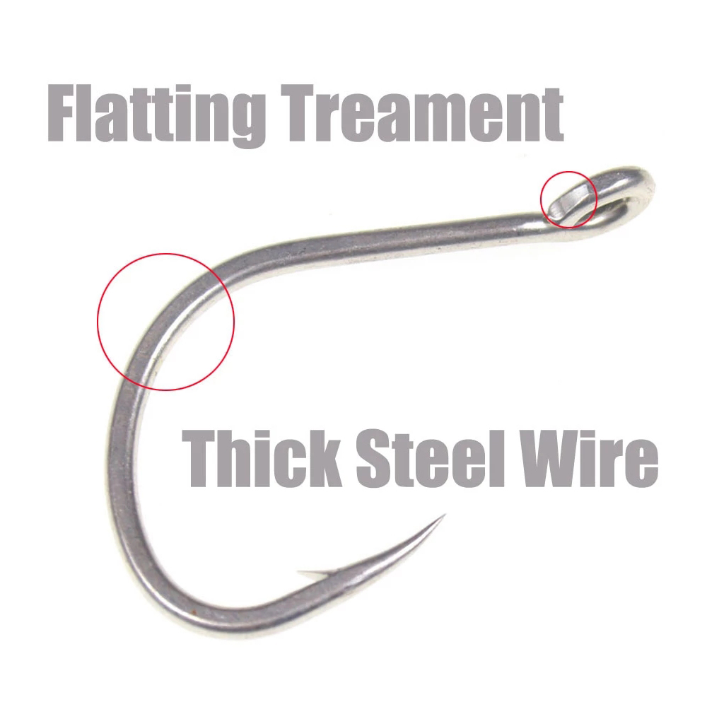 10pcs Matte Tin Anti-rust Salt – Fishing Hook Offset Bewertung und Preis