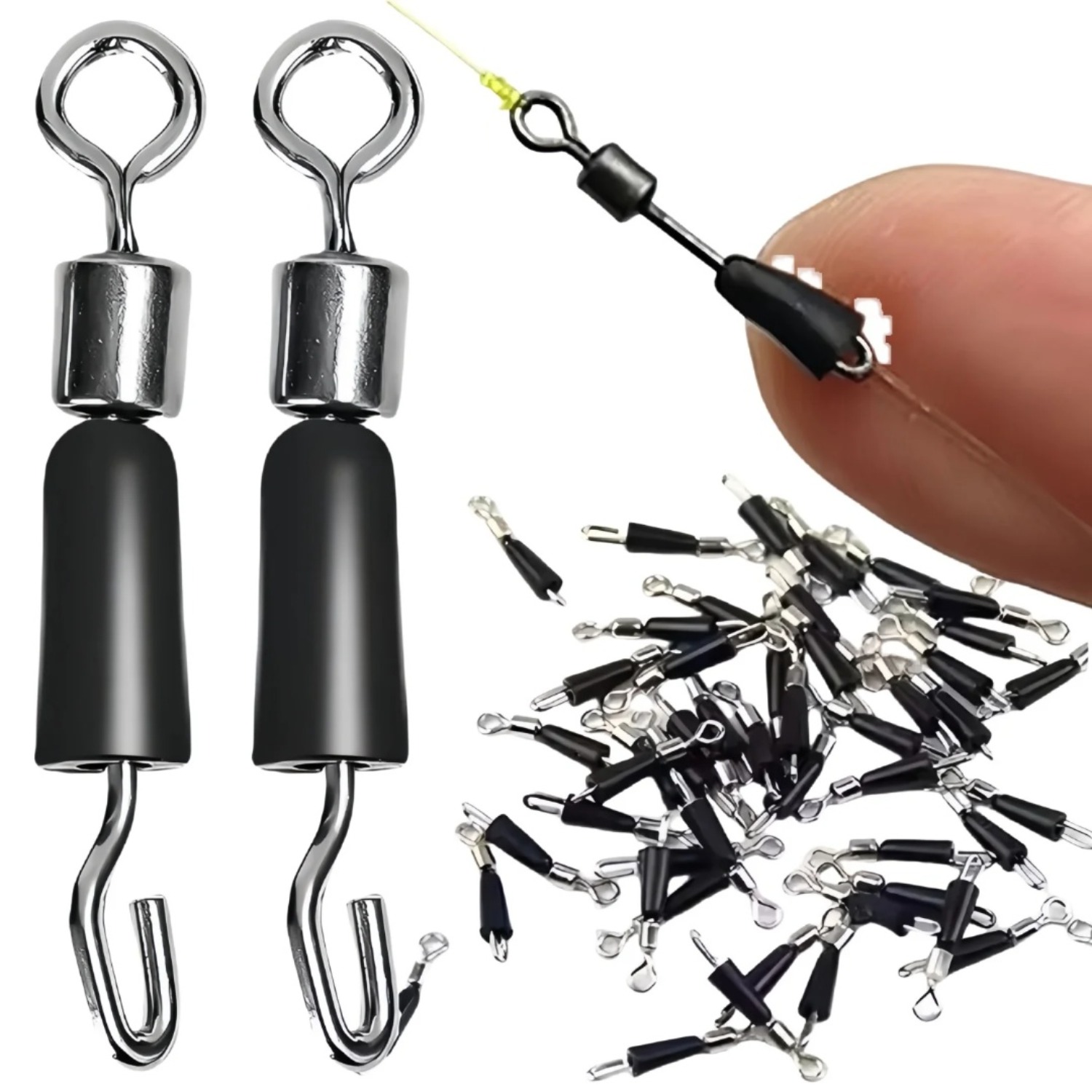 50pcs Carp Fishing Quick Chang – Fishing Hook Jig Bewertung und Preis
