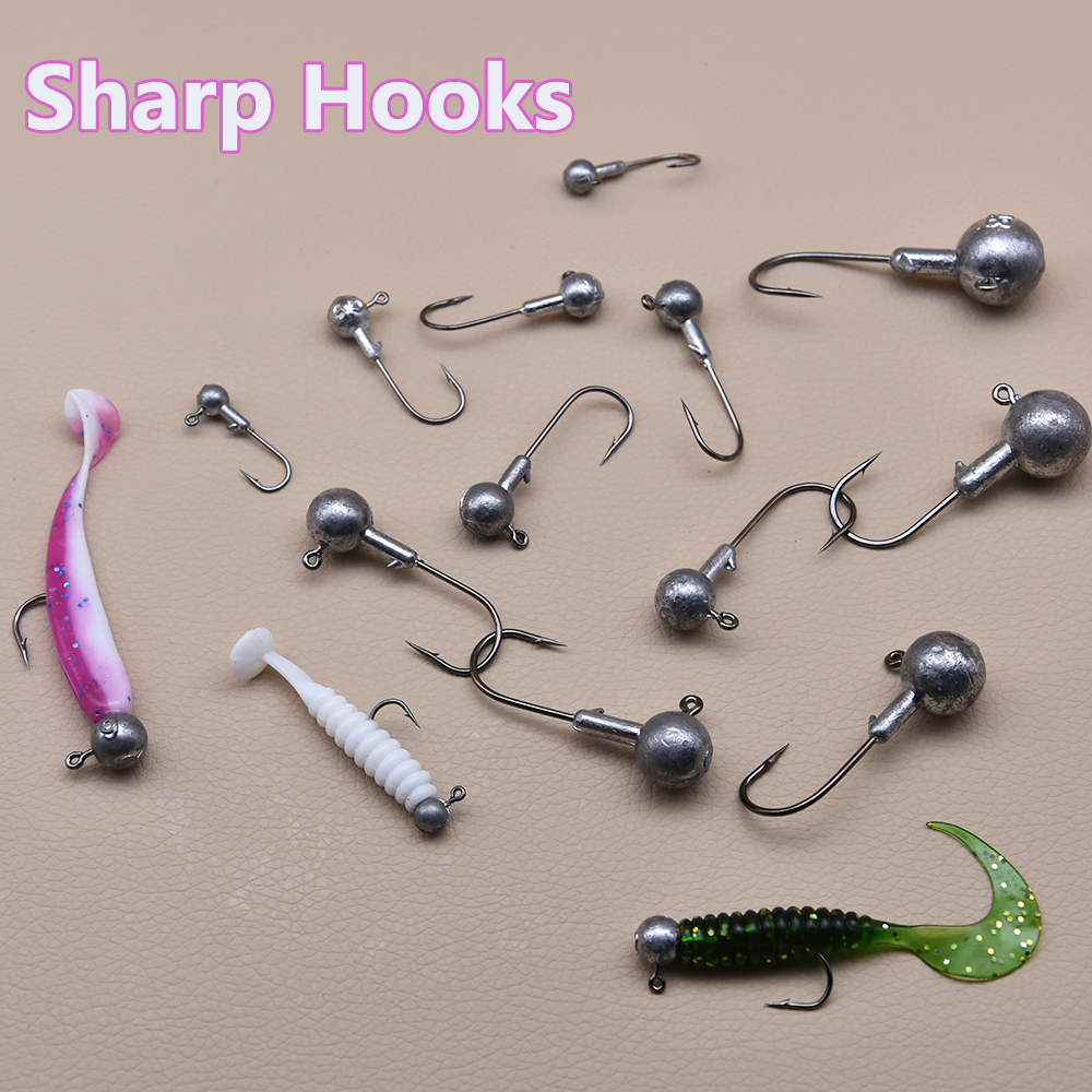 MrLurion 50pcs 1g-28g jig head – Fishing Hook Weedless Bewertung und Preis
