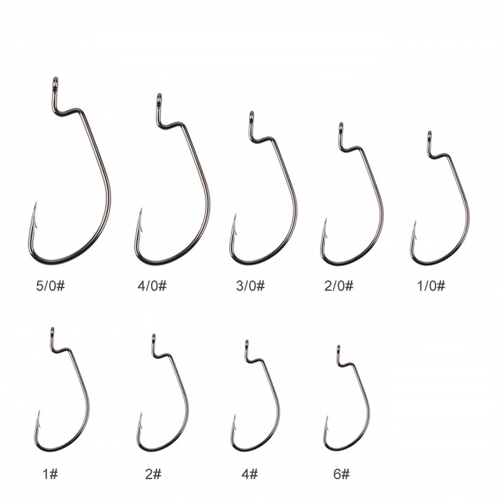 20pcs/lot Wide gap Texas fishi – Fishing Hook Offset Bewertung und Preis