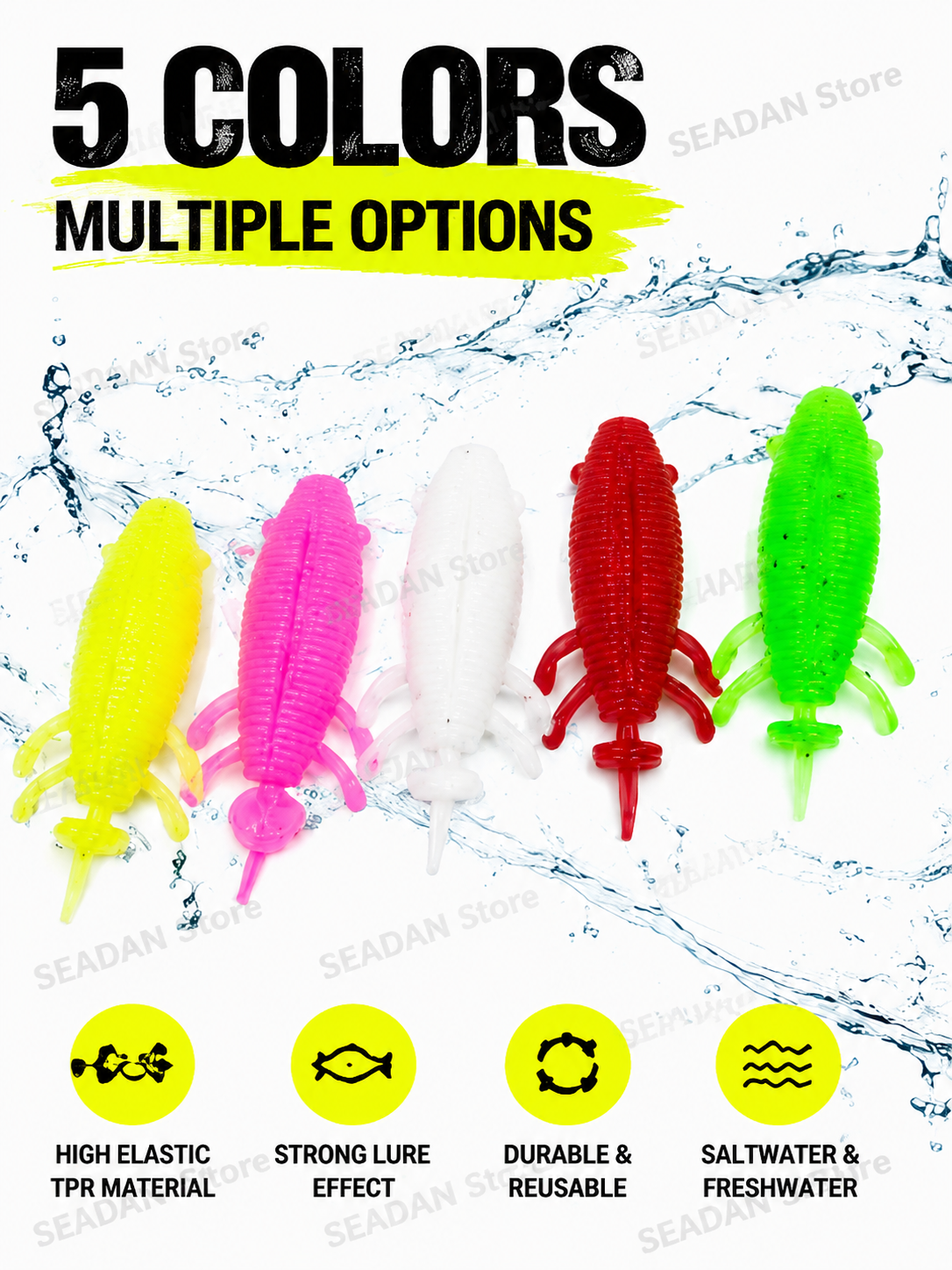 5pcs Floating Soft Frog Lure T – Fishing Hook Weedless Bewertung und Preis