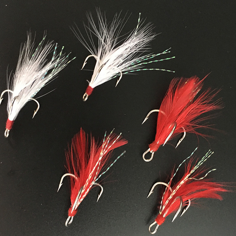 Fishing Treble Hook Lure Red W – Fishing Hook Weedless Bewertung und Preis