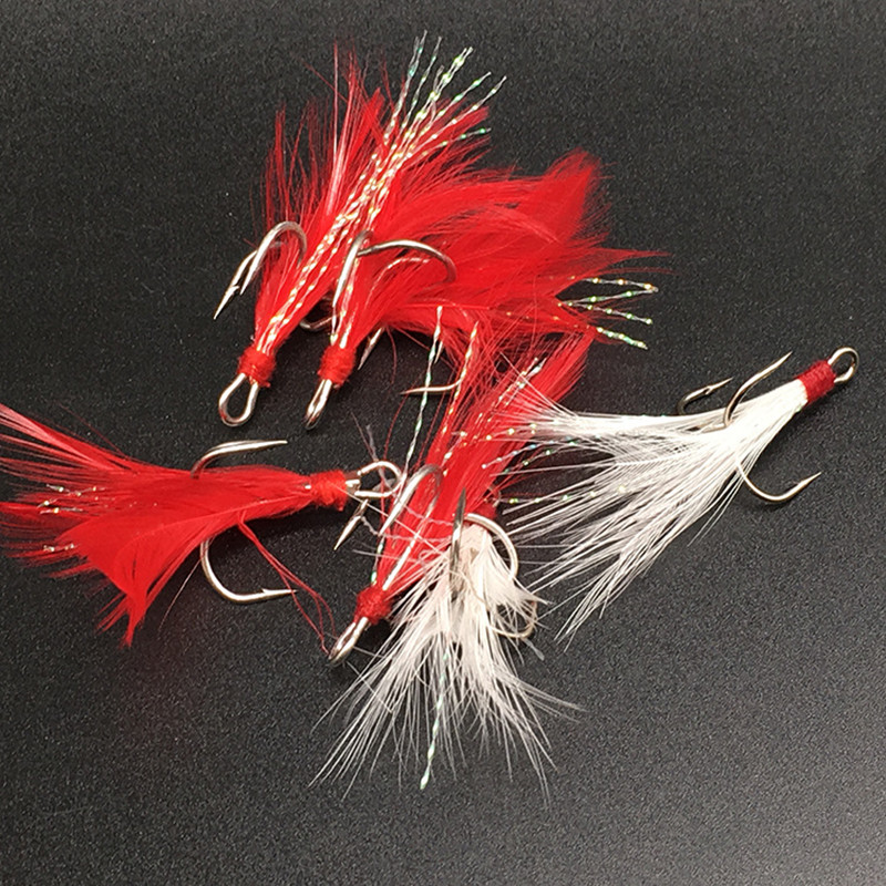 Fishing Treble Hook Lure Red W – Fishing Hook Weedless Bewertung und Preis
