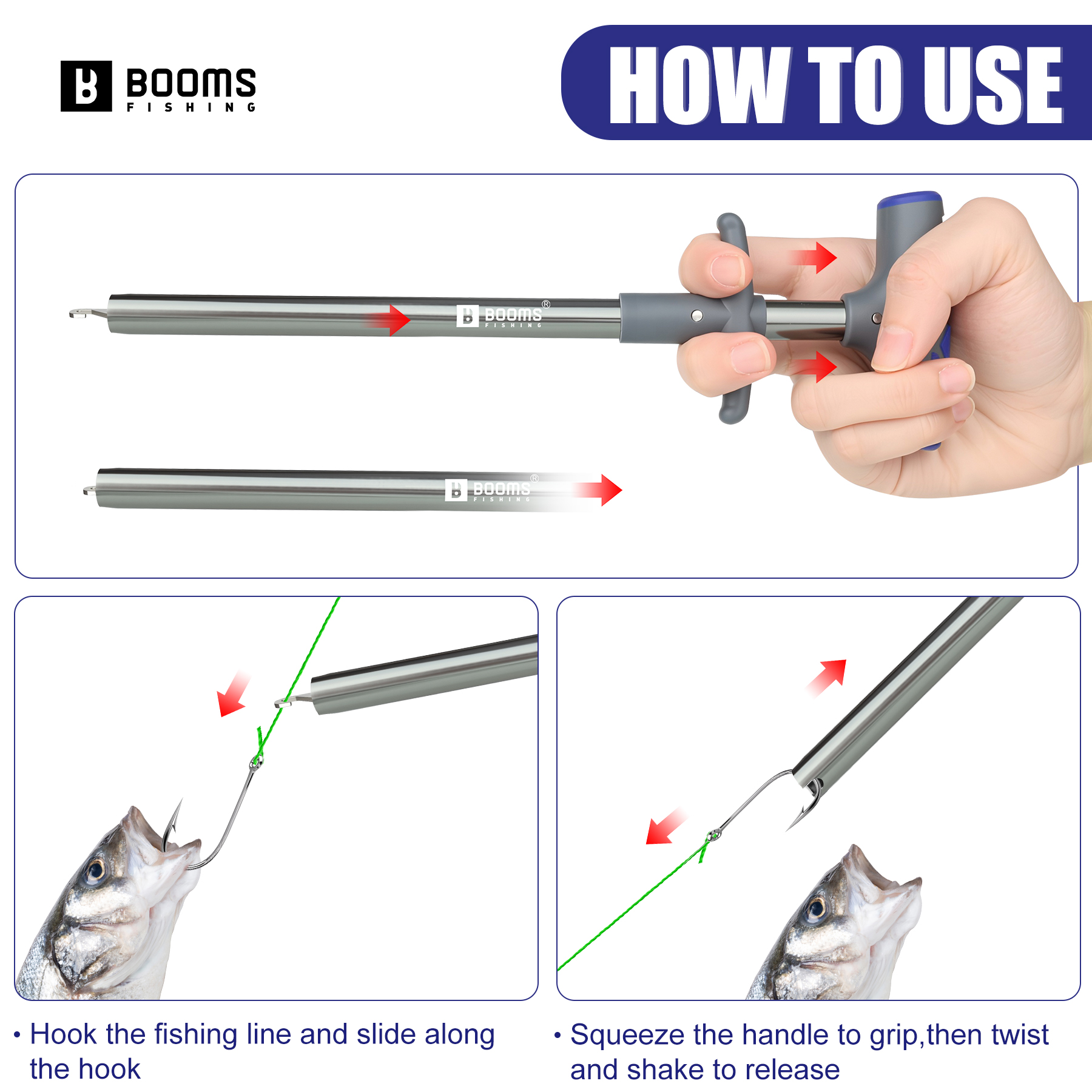 Booms Fishing XW20 Long Fish H – Fishing Hook Remover Bewertung und Preis