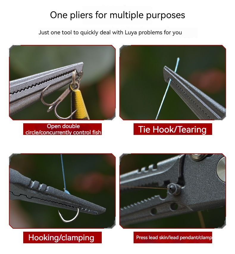High-Precision Luya Pliers Mul – Fishing Hook Remover Bewertung und Preis