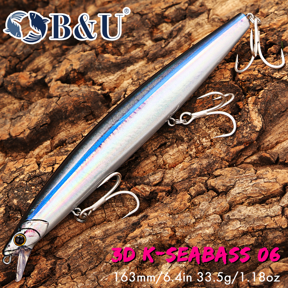 B&U 163mm/33.5g Floating Long  – Fishing Hook Treble Bewertung und Preis
