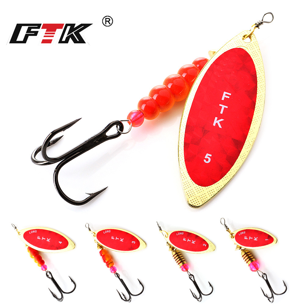FTK Spinner Bait 4G/7G/12G/18G – Fishing Hook Treble Bewertung und Preis