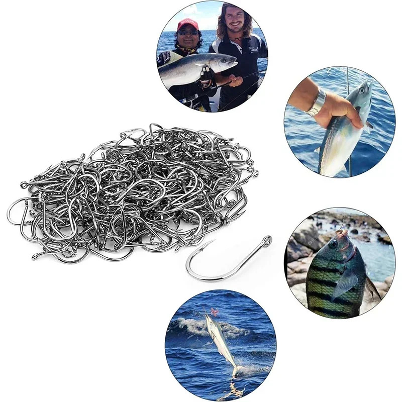 50-1600Pcs/BoxFishing Hooks Ca – Fishing Hook Circle Bewertung und Preis