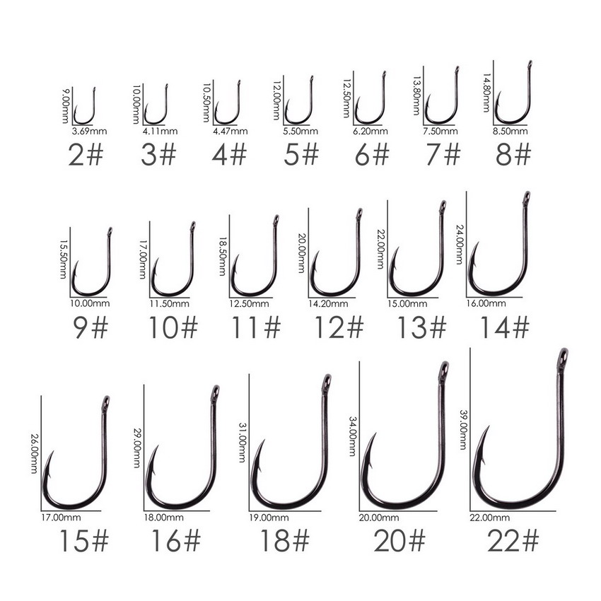 50pcs/20pcs Fishhook Coating H – Fishing Hook Circle Bewertung und Preis