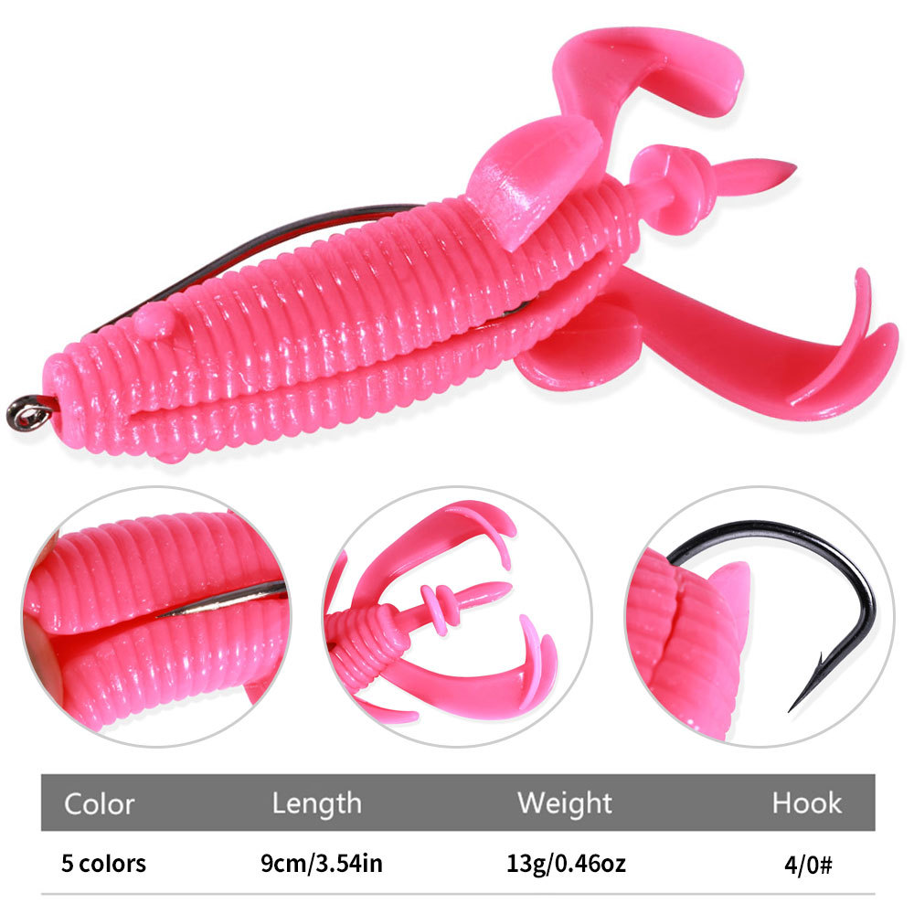 Floating Soft Frog Bait Reinfo – Fishing Hook Weedless Bewertung und Preis