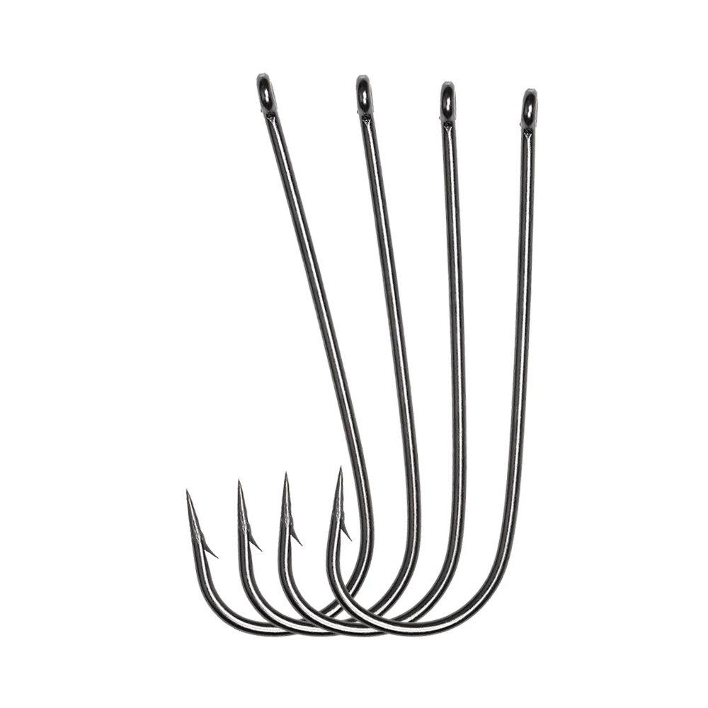 ICERIO 100PCS 16# - 3/0 Long S – Fishing Hook Barbless Bewertung und Preis