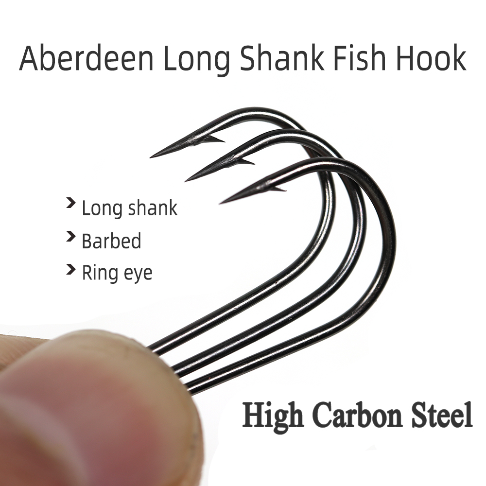 ICERIO 100PCS 16# - 3/0 Long S – Fishing Hook Barbless Bewertung und Preis