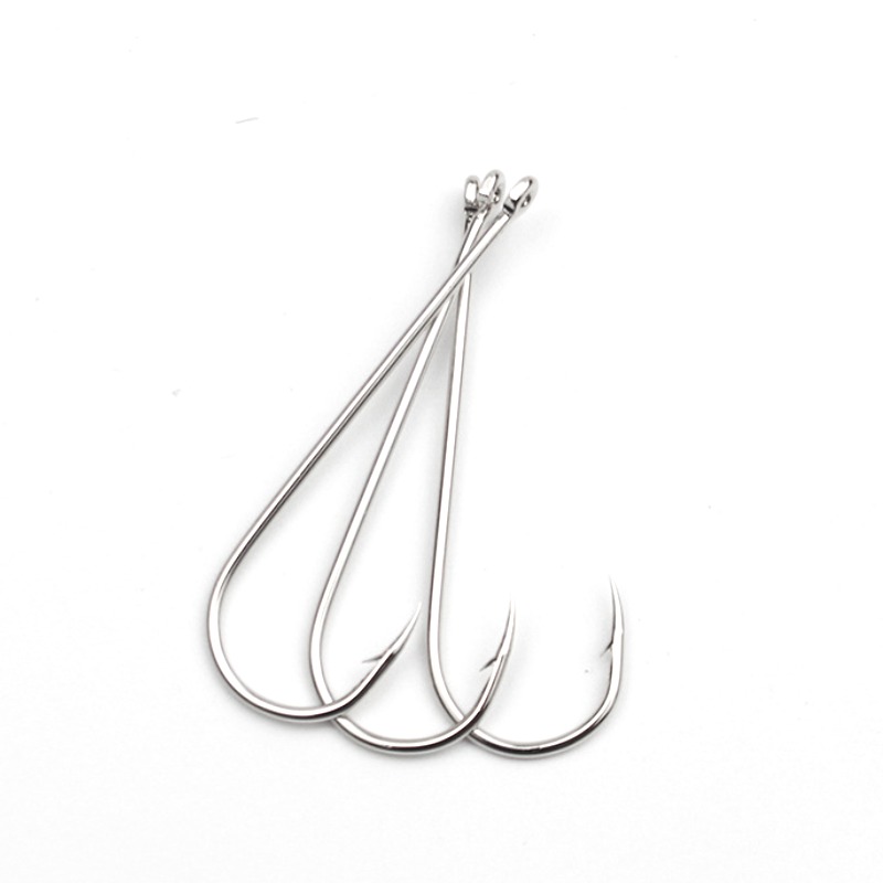 50pcs Long Shank Saltwater Cir – Fishing Hook Circle Bewertung und Preis
