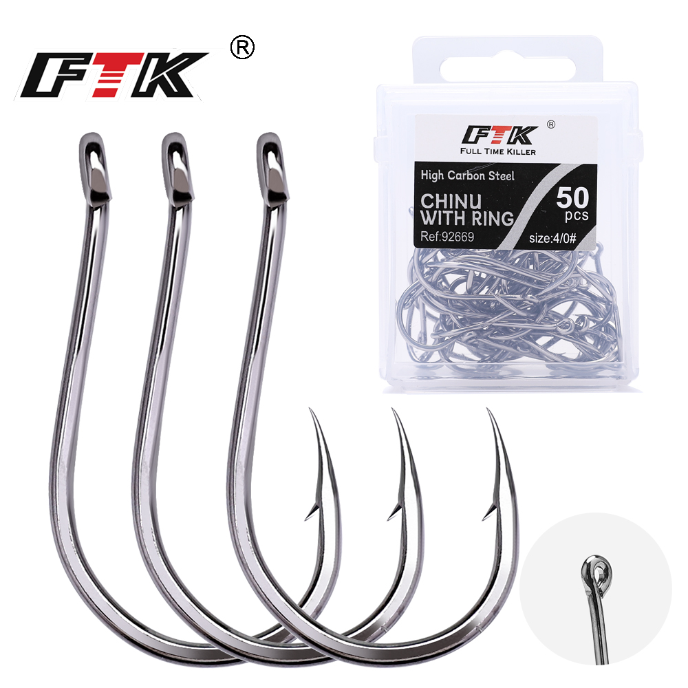 FTK 50-100Pcs/Box Fishing Hook – Fishing Hook Circle Bewertung und Preis