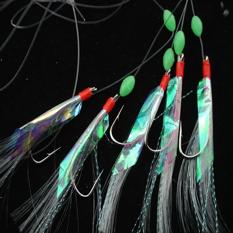 5 Pcs/Set Multi-Color Soft Sil – Fishing Hook Assortment Bewertung und Preis