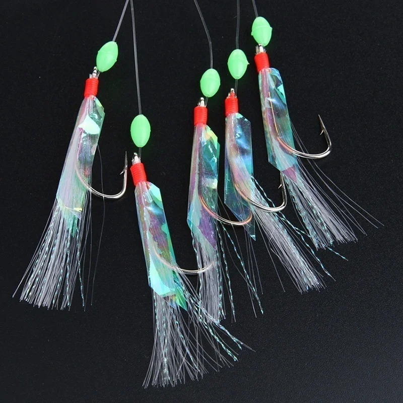 5 Pcs/Set Multi-Color Soft Sil – Fishing Hook Assortment Bewertung und Preis