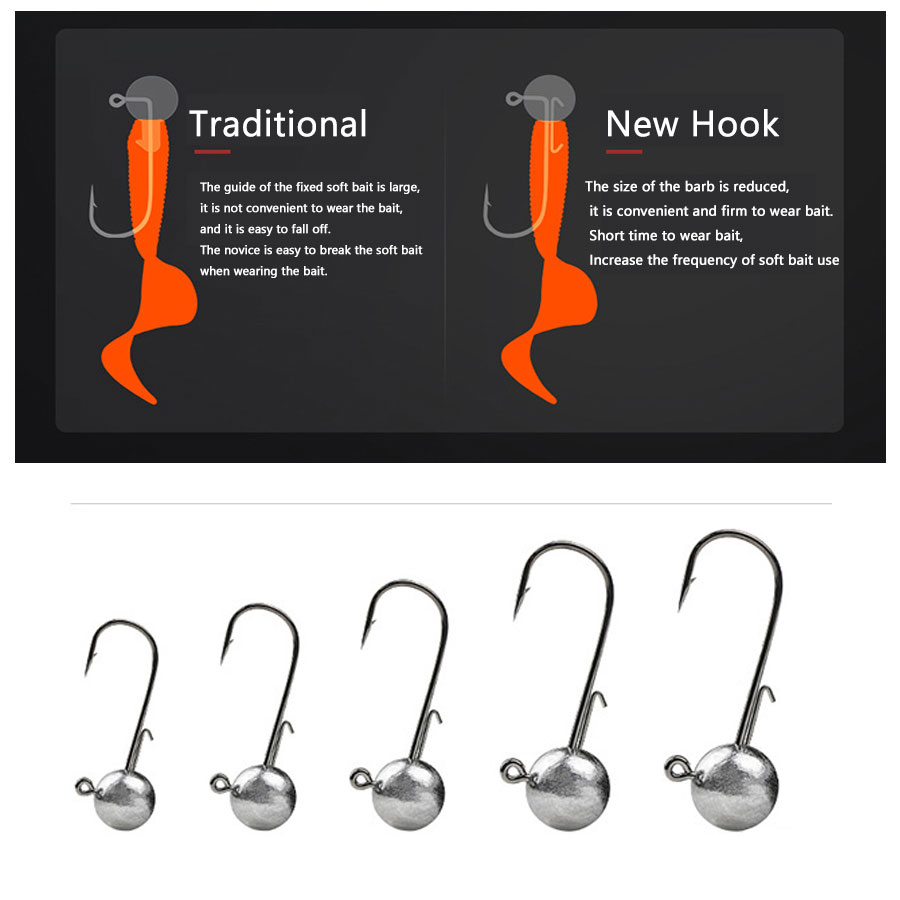 Mrlurion box package 1g 2g 3g  – Fishing Hook Offset Bewertung und Preis