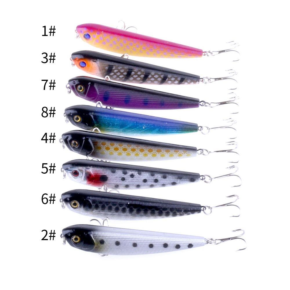 8pcs 8.5cm 9.8g Long Casting T – Fishing Hook Treble Bewertung und Preis